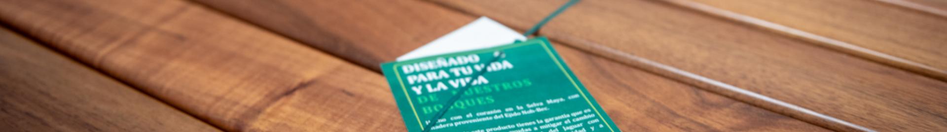 FSC product promotie hout